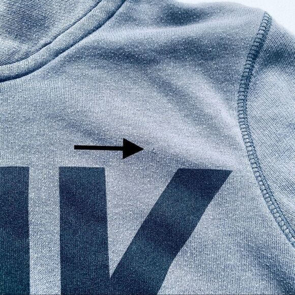 Victoria’s Secret PINK Grey Perfect 1/4 Zip Mock Neck Sweatshirt Size XS - Picture 6 of 7